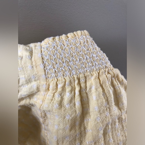Gillian’s Closet Girls 4T Pastel Yellow Gingham Smocked Ruched Tunic Top - EUC! - Picture 9 of 11